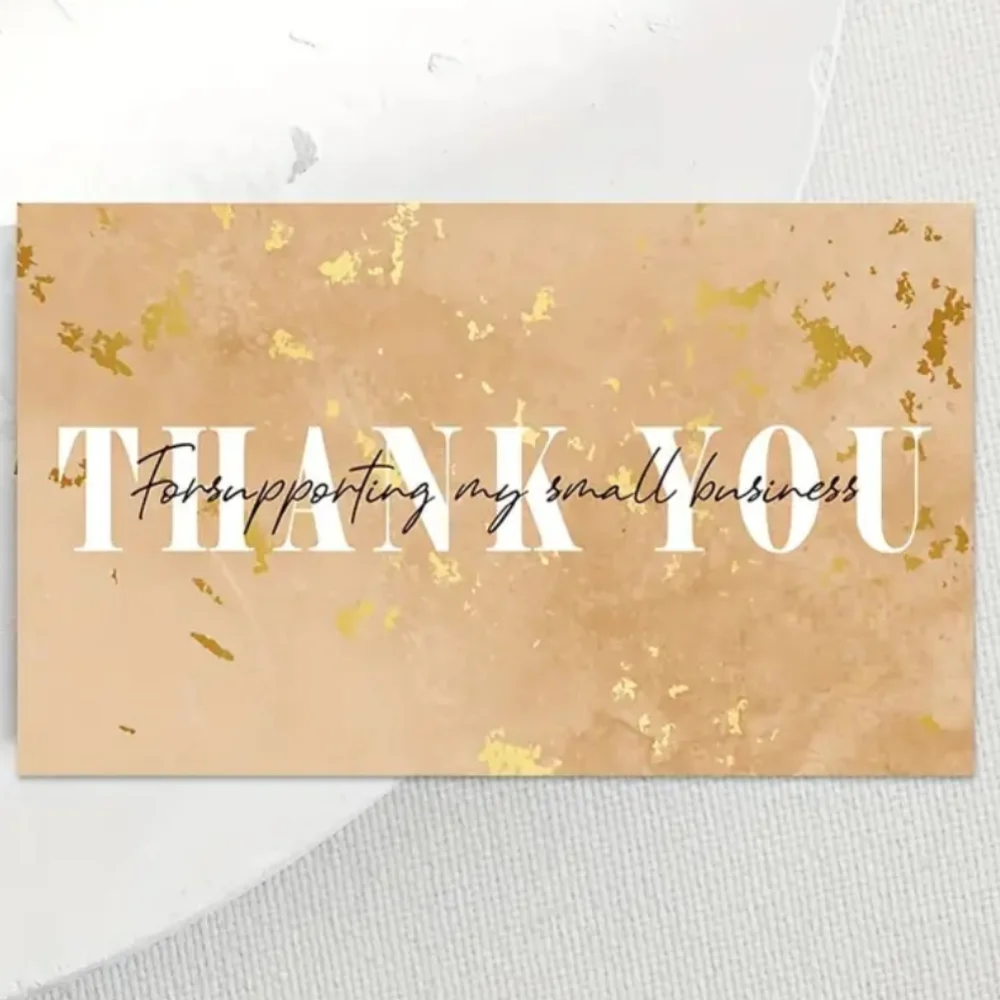 30 Thank You Cards for Supporting my Small Business Notes